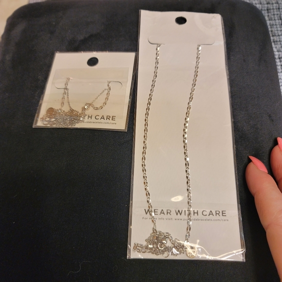 ‼️Pura Vida Silver Choker & Necklace Set‼️ - Picture 11 of 11